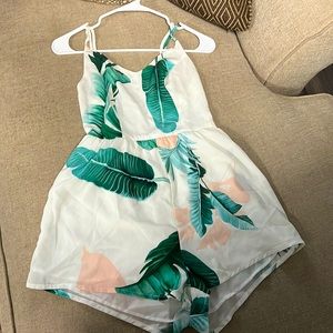 Small Hawaiian style Romper.